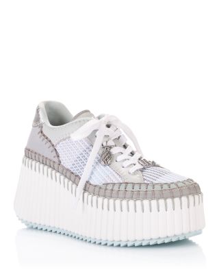Women's Nama Leather Platform Sneakers