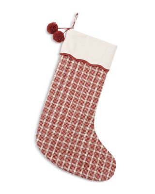 Ruby Plaid Noel Stocking