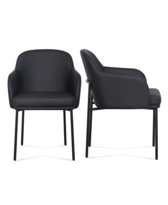  Sydney Performance Faux Leather Armchair, Set of 2