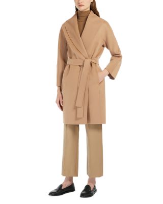 Messi Wool Shawl Collar Robe Coat