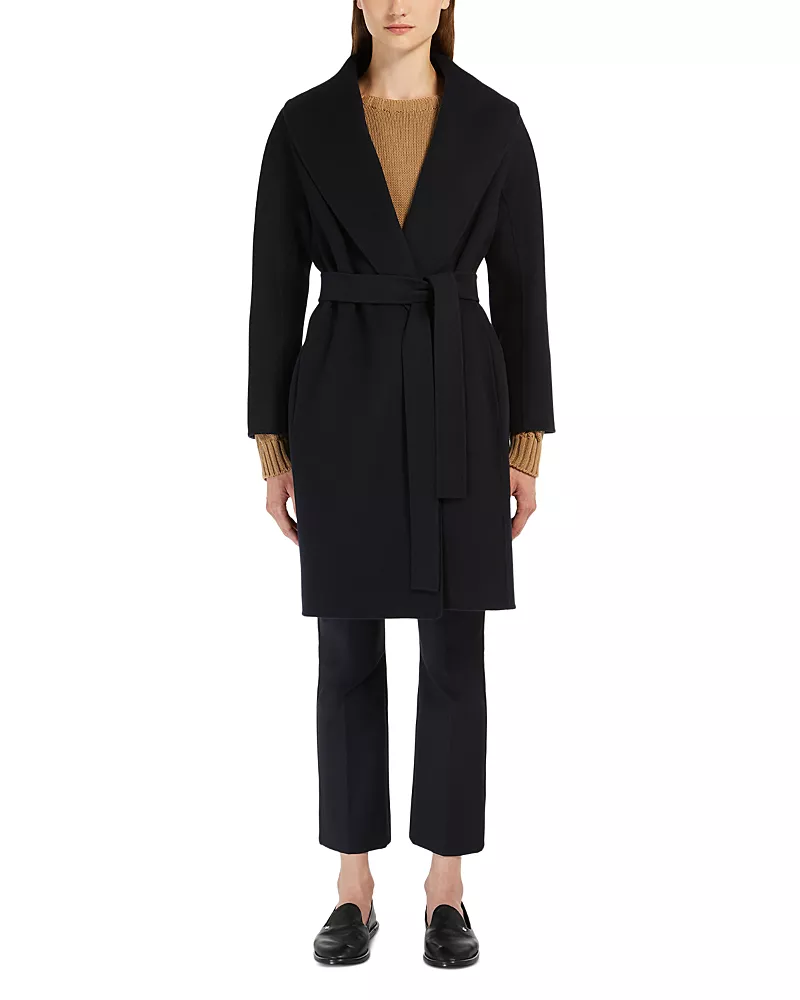 Max Mara Arona Wool Belted Coat