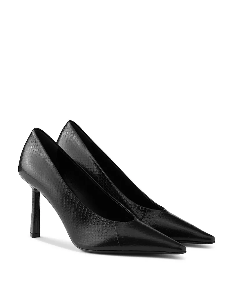 Prada Women's Ayers Leather Pointy Toe Pumps
