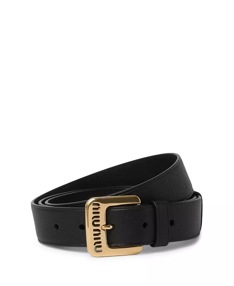 Miu Miu Nappa Leather Belt