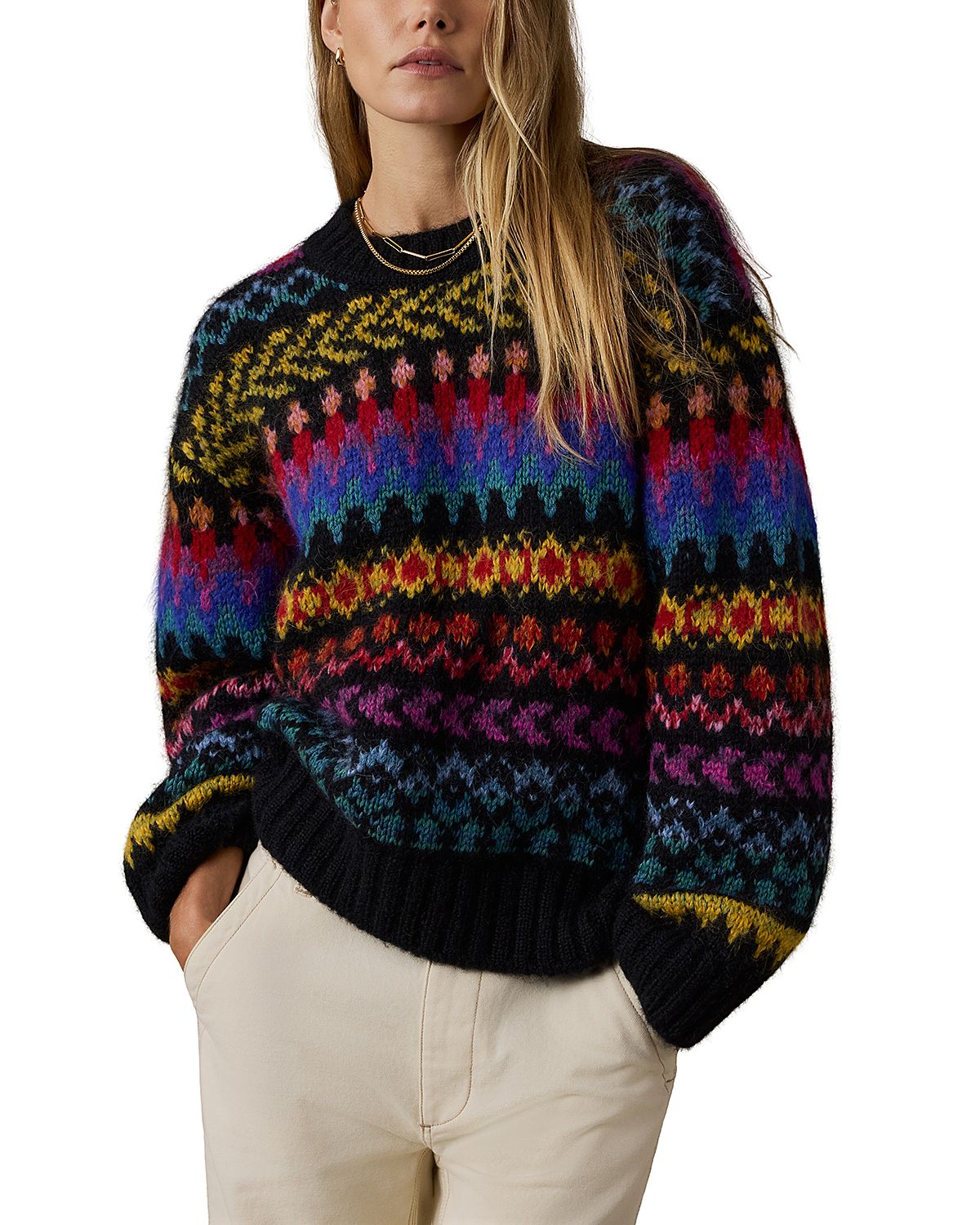 Faherty Apres Alpaca Blend Crewneck Sweater