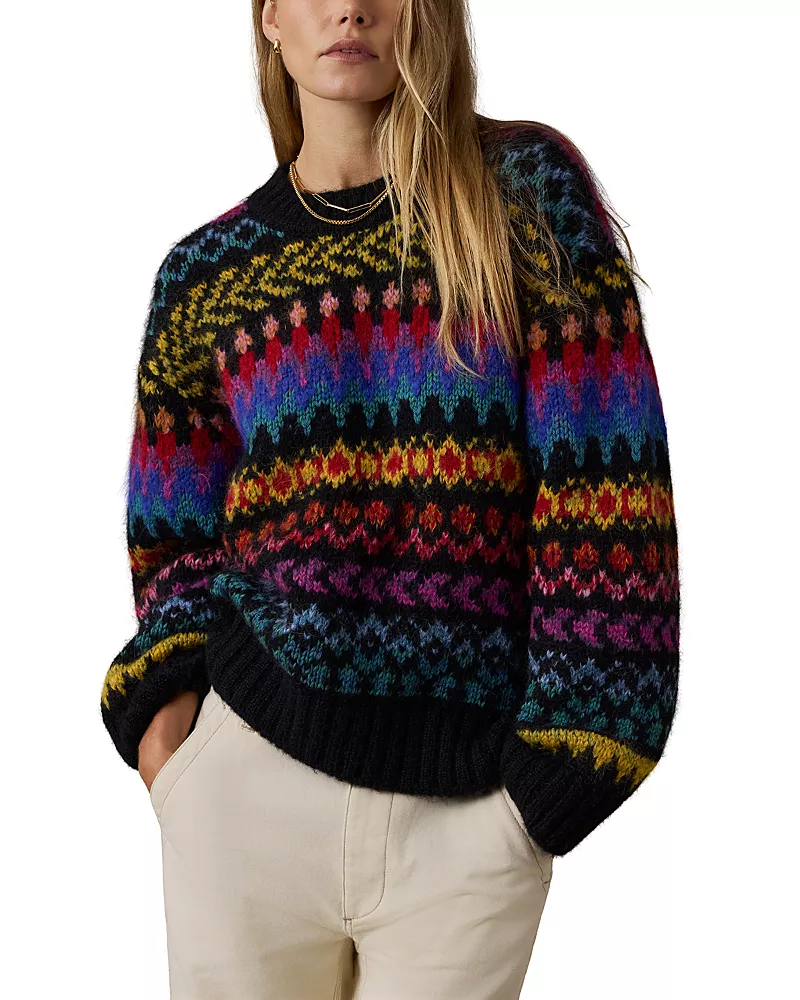 Faherty Apres Alpaca Blend Crewneck Sweater