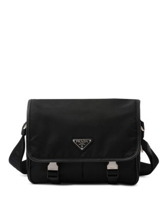  Re-Nylon and Saffiano Leather Shoulder Bag
