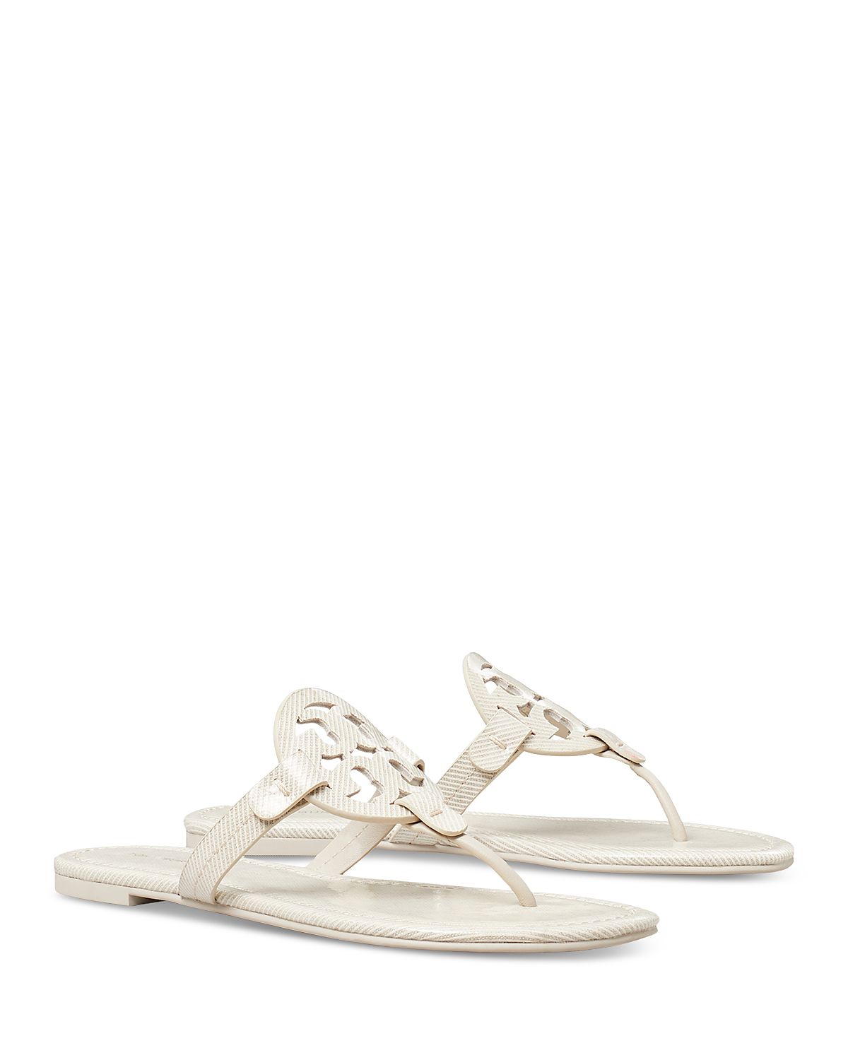 Tory Burch Women's Miller Coated Canvas Sandals