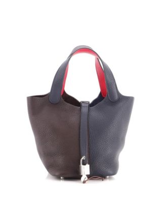 PM Picotin Lock Bag Tricolor Clemence