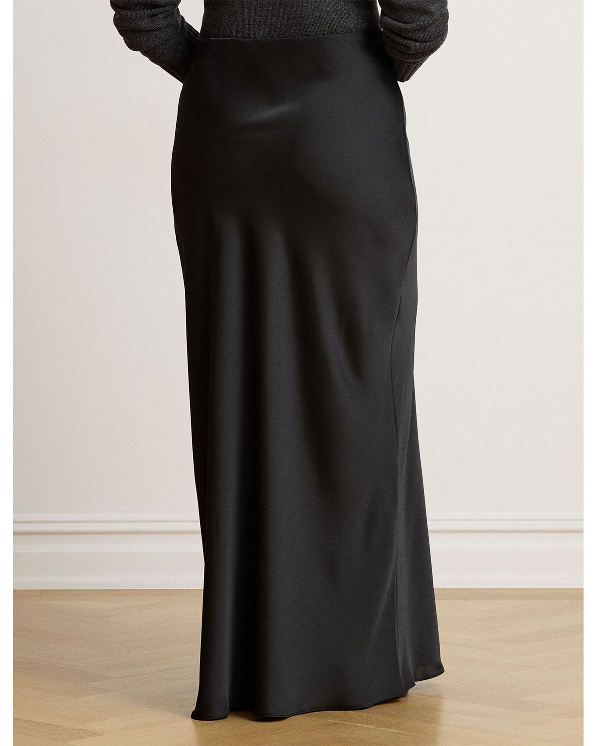 Satin Charmeuse Maxi Skirt thumbnail 6