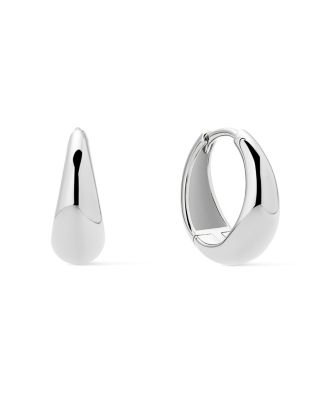  Nate Medium Silver Earrings