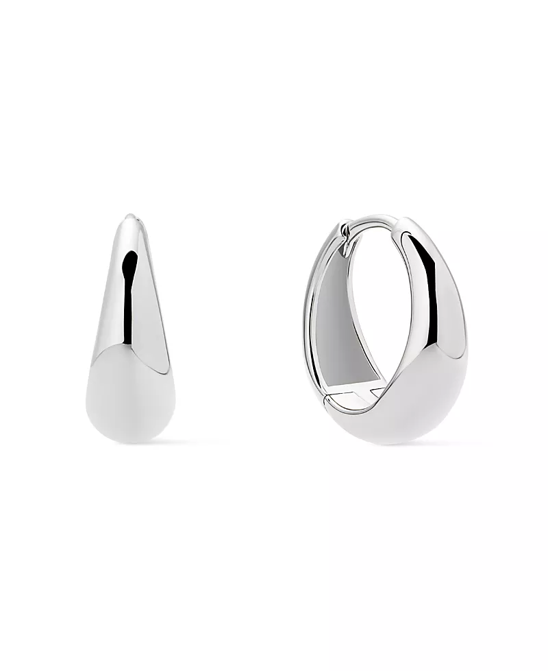 Ana Luisa Nate Medium Silver Earrings