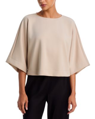 Everywear Kimono Sleeve Side Slit Top