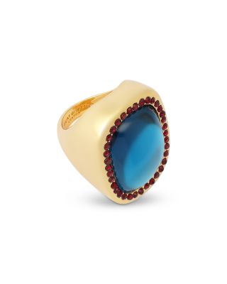 Cabochon Statement Cocktail Ring