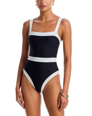 Simkhai Tovene Square Neck One Piece Swimsuit