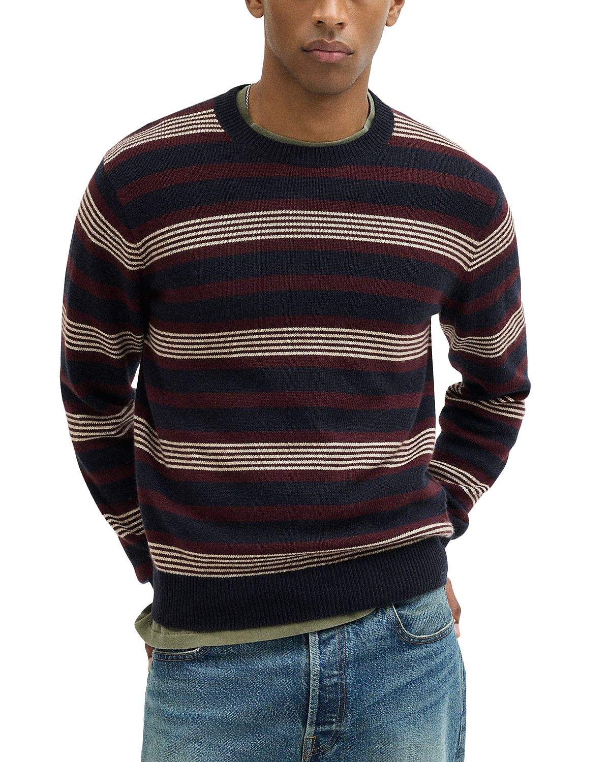 Madewell Frances Stripe Crewneck Sweater