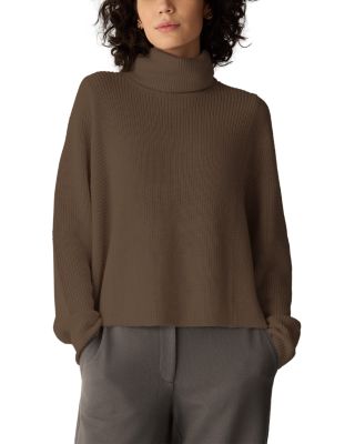 Merino Wool Turtleneck Oversized Sweater