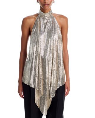 Chainmail Open Back Halter Top