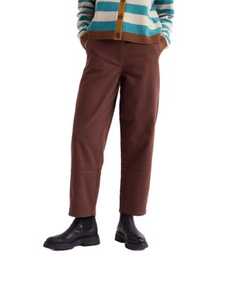  Painted Forms Tapered Cropped Trousers