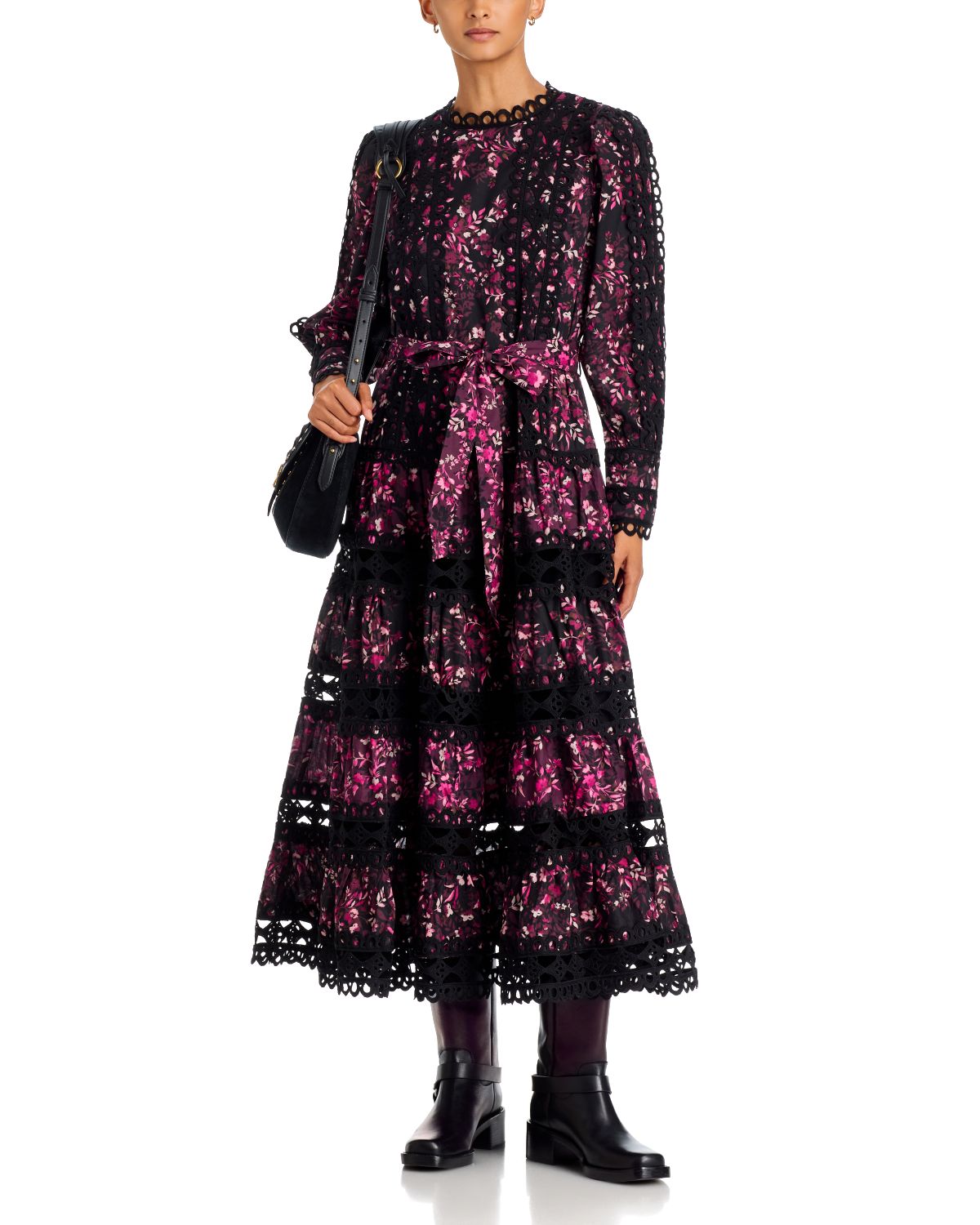 Lindsey Cotton Printed Maxi Dress thumbnail 3