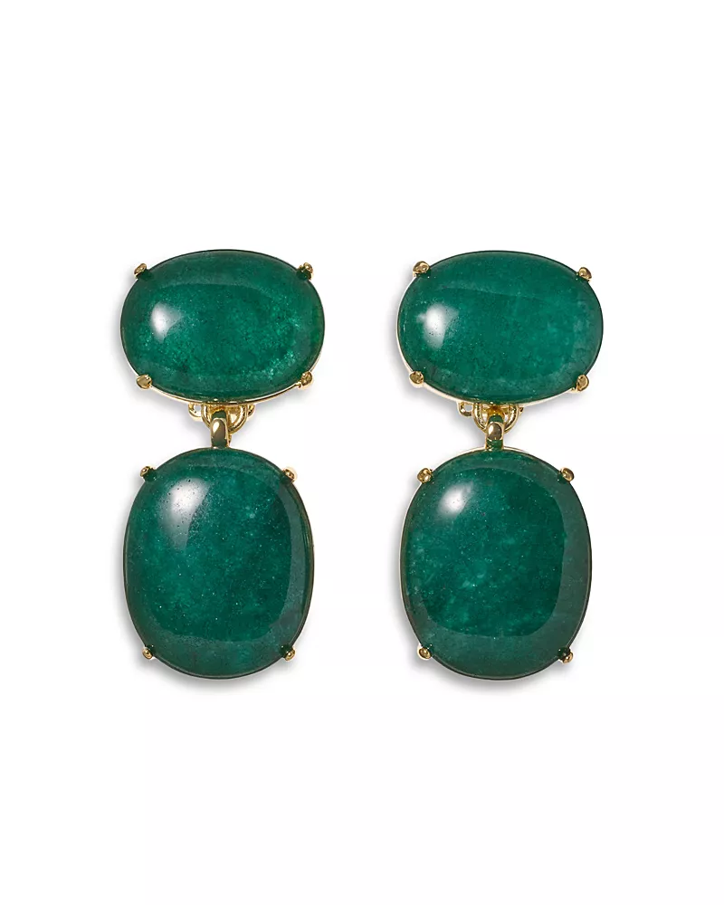 Roxanne Assoulin The Pebble Clip On Drop Earrings