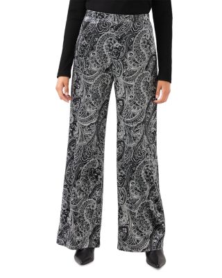 Velvet Wide Leg Pants