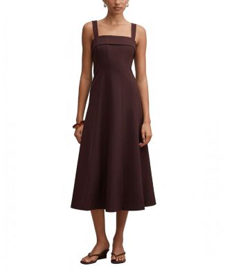 Women's Harriet Low Back Bow Midi Dress