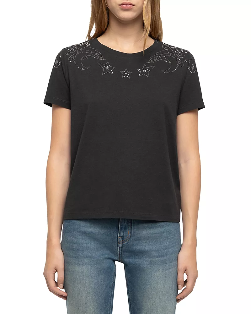 Zadig & Voltaire Embellished Crewneck Tee