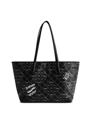 Z Monogram Tag Shopper Tote