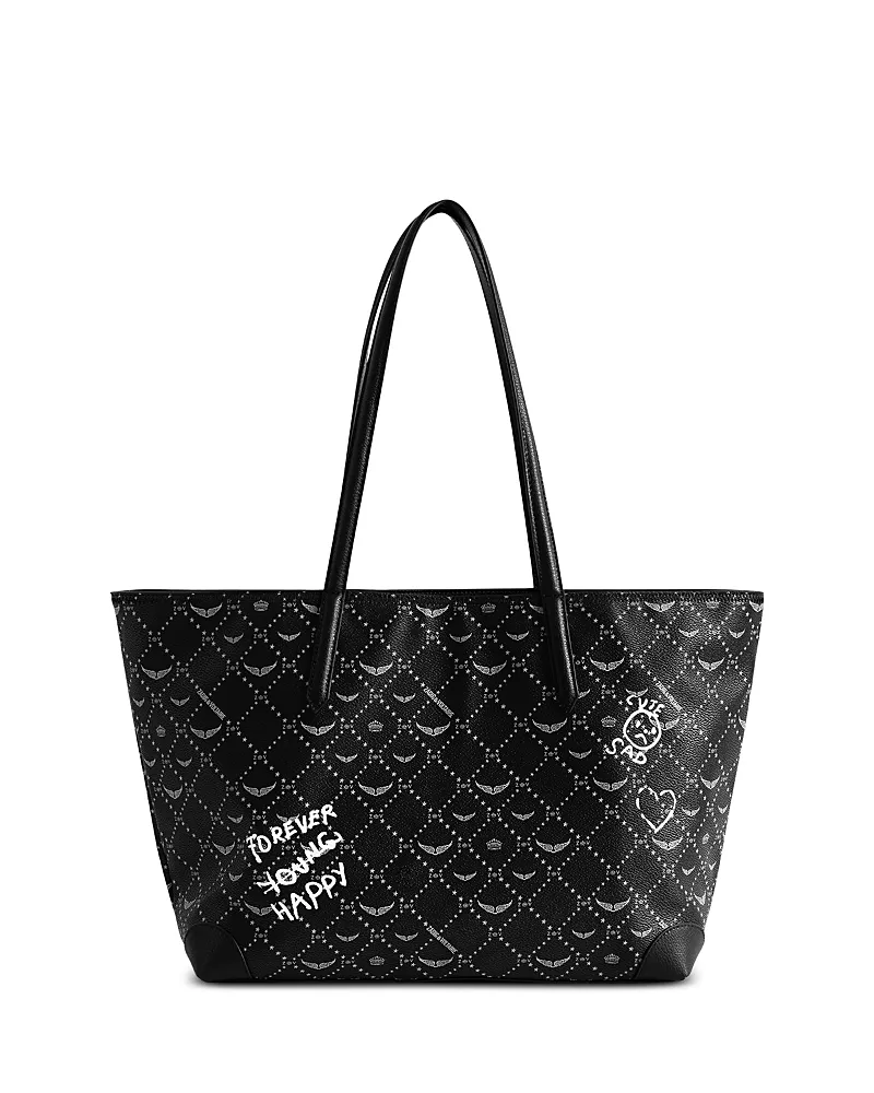 Zadig & Voltaire Z Monogram Tag Shopper Tote