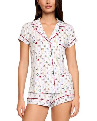 x Elsa Hosk Gisele Printed TENCEL™ Modal Shortie Short PJ Set