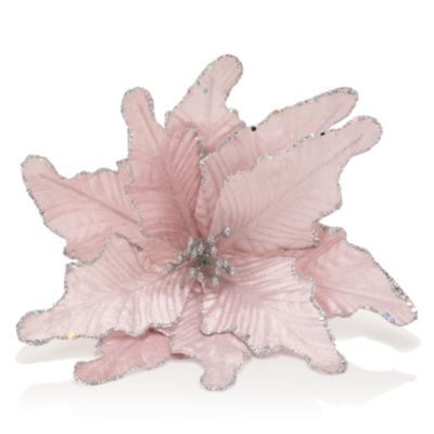 NYC Ballet Pink Poinsettia Tree Clip