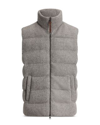 Quilted Wool Sweater Vest