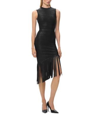 Herve Leger The Metallic Erica Dress