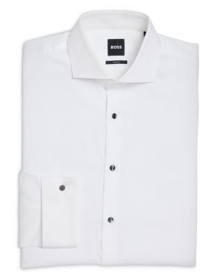 Hank Collar Tux Slim Fit Dress Shirt