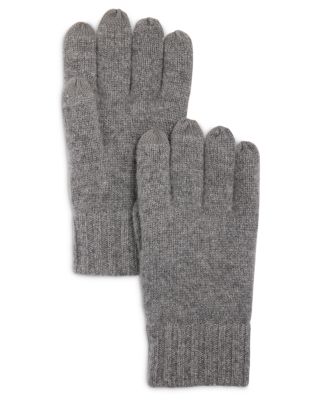 Cashmere Ribbed Tech Gloves - Exclusive