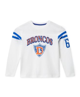 Unisex NFL Denver Broncos Striped Long Sleeve Tee - Little Kid, Big Kid