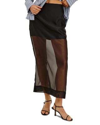 Floran Sheer Overlay Skirt