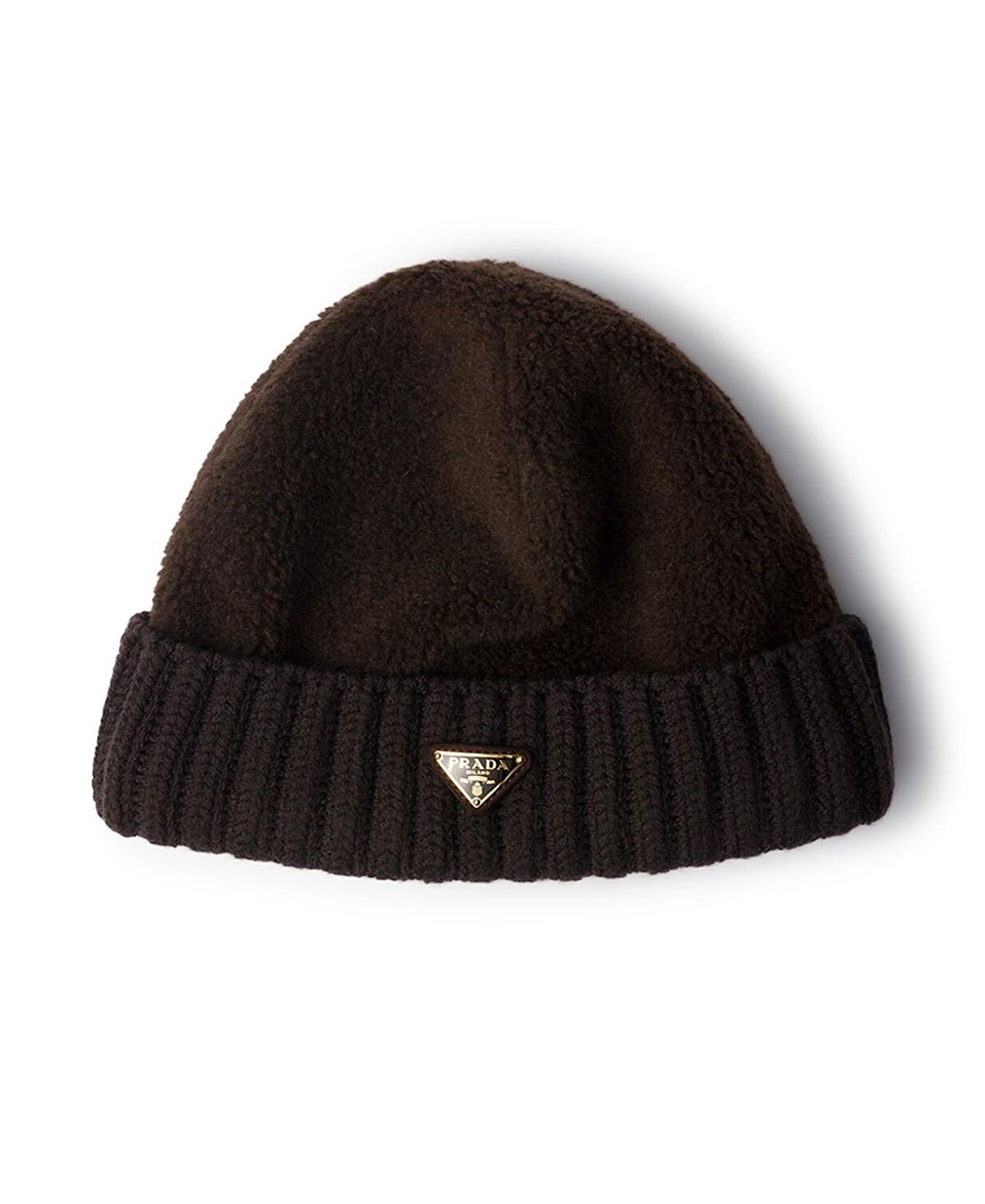 Prada Fleece and Wool Beanie