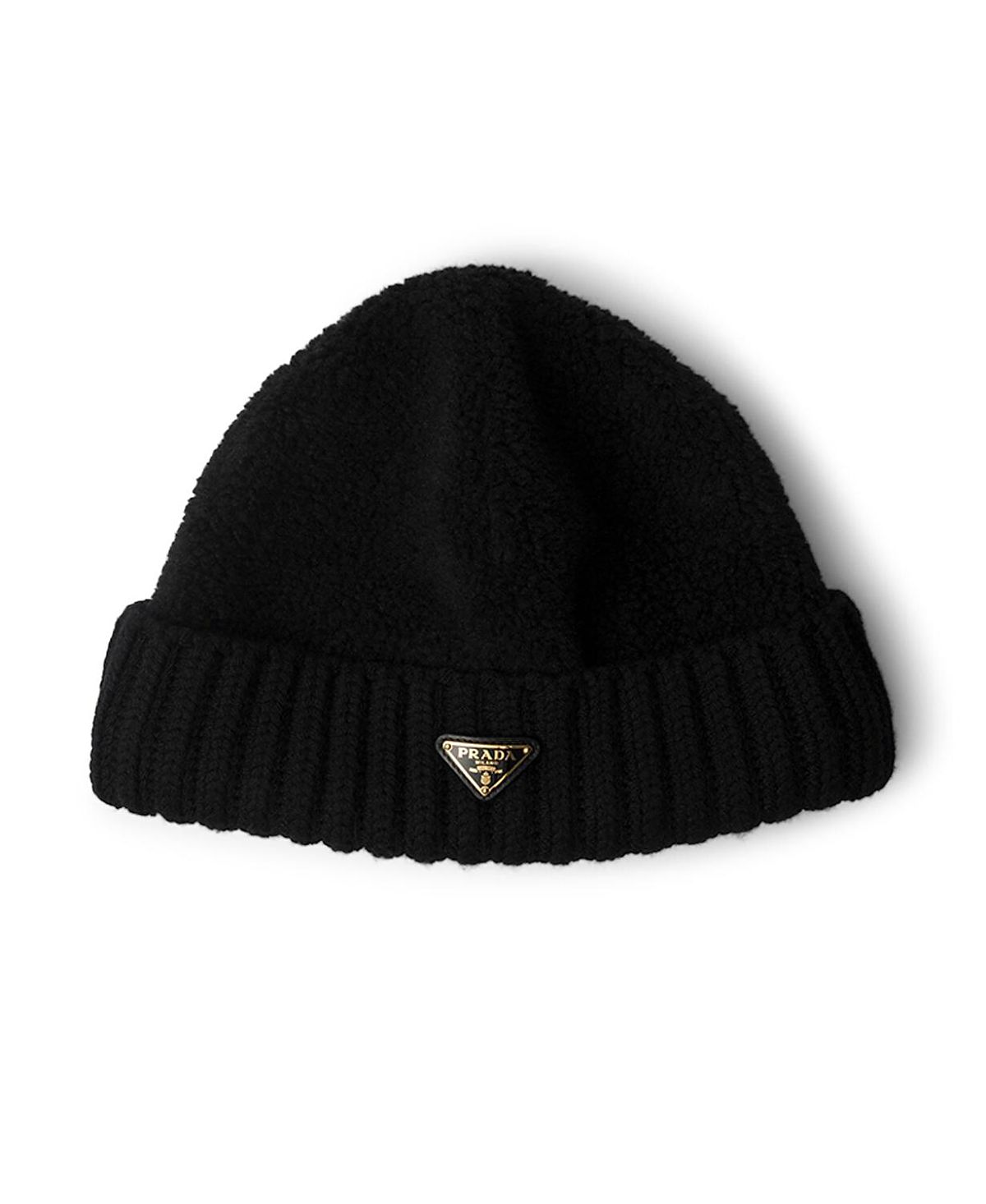 Prada Fleece and Wool Beanie