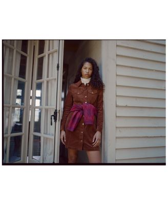 Casey Corduroy Button Front Dress - thumbnail 2