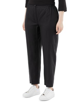 Linen Cigarette Pants