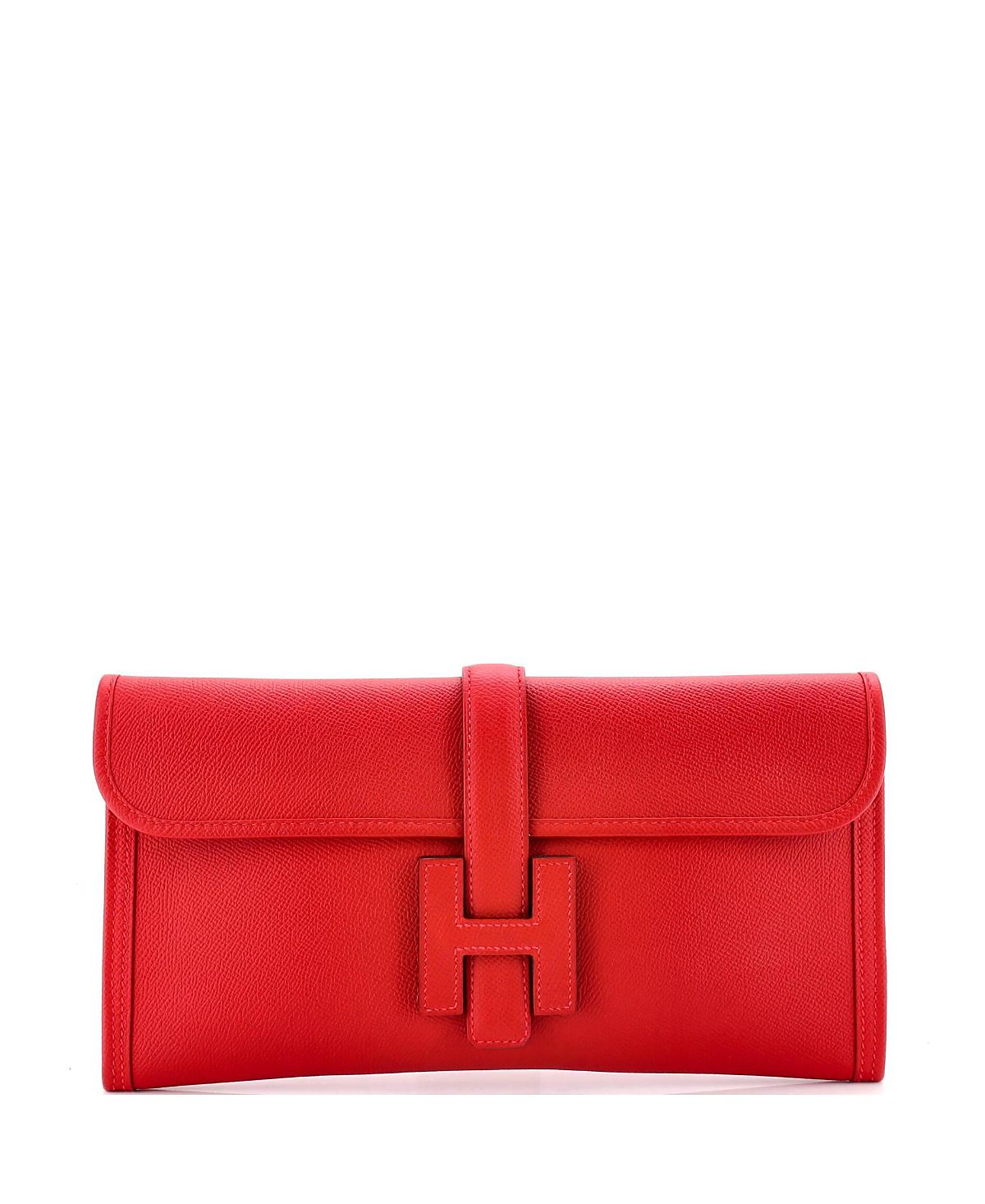 Pre-Owned HERMES 29 Jige Elan Clutch Epsom