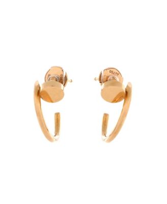  Small Juste un Clou Hoop Earrings 18K Rose Gold