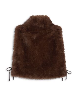 Faux Fur Pullover Vest