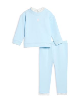 Girls' Cotton Eyelet Trim Sweatshirt Set – Baby - Exclusive