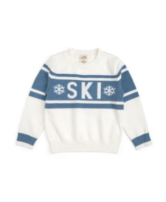 Unisex Ski Intarsia Sweater - Baby, Little Kid