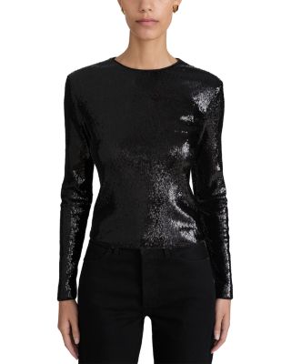 Frame The Micro Sequin Top