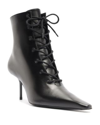 Women's Roxanne Leather Lace Up Dress Boots