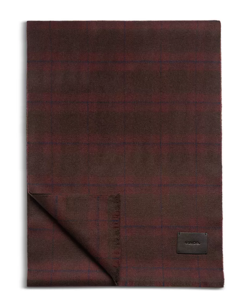 Vince Hamilton Plaid Wool & Cashmere Scarf
