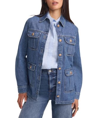  Women's Denim Shacket